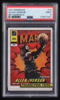 Allen Iverson 2021-22 Donruss Net Marvels Press Proof White Letters #14 (PSA 9) at PristineAuction.com