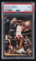Michael Jordan 1997 Upper Deck Jordan Rare Air #17 (PSA 9) at PristineAuction.com