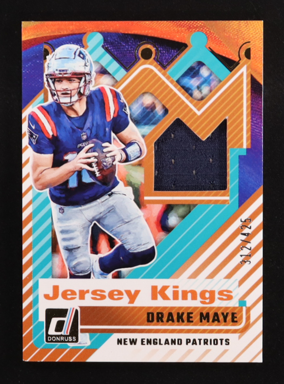 Drake Maye 2025 Donruss Jersey Kings #9 #312/425 at PristineAuction.com Drake Maye 2025 Donruss Jersey Kings #9 #312/425 at PristineAuction.com