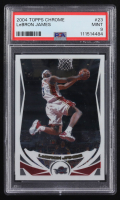 LeBron James 2004-05 Topps Chrome #23 (PSA 9) at PristineAuction.com