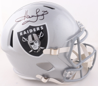 Howie Long Signed Raiders Full-Size Speed Helmet (Beckett) at PristineAuction.com