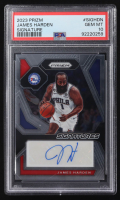 James Harden 2023-24 Panini Prizm Signatures #8 (PSA 10) at PristineAuction.com