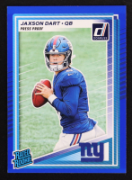 Jaxson Dart 2025 Donruss Press Proof Blue #400 RR RC at PristineAuction.com