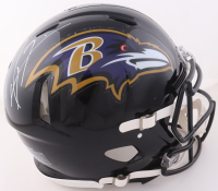 Ray Lewis Signed Ravens Full-Size Authentic On-Field Speed Helmet (Beckett) at PristineAuction.com