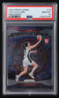 Caitlin Clark 2024-25 Panini Prizm WNBA Fireworks #13 RC (PSA 10) at PristineAuction.com