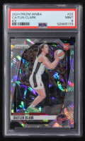 Caitlin Clark 2024 Panini Prizm WNBA Prizms Ice #22 RC (PSA 9) at PristineAuction.com