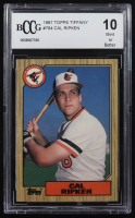 Cal Ripken Jr. 1987 Topps Tiffany #784 (BCCG 10) at PristineAuction.com