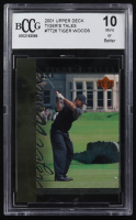Tiger Woods 2001 Upper Deck Tiger's Tales #TT26 RC (BCCG 10) at PristineAuction.com