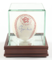 Ozzie Smith Signed 1981 All-Star Game Logo Baseball with Display Case (Fanatics) at PristineAuction.com
