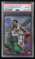 Victor Wembanyama 2022-23 Bowman's Best University Refractors #51 RC (PSA 10) at PristineAuction.com