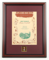 Walt Disney's "Song of the South" Custom Framed Print Display with B'rer Rabbit Vintage Original 1960 Disney Ceramic Figurine at PristineAuction.com