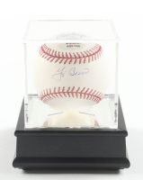 Yogi Berra Signed Rawlings Baseball with Display Case (PSA) at PristineAuction.com