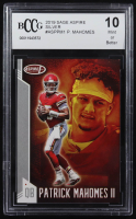 Patrick Mahomes II 2019 SAGE Aspire Silver #ASPPM1 (BCCG 10) at PristineAuction.com