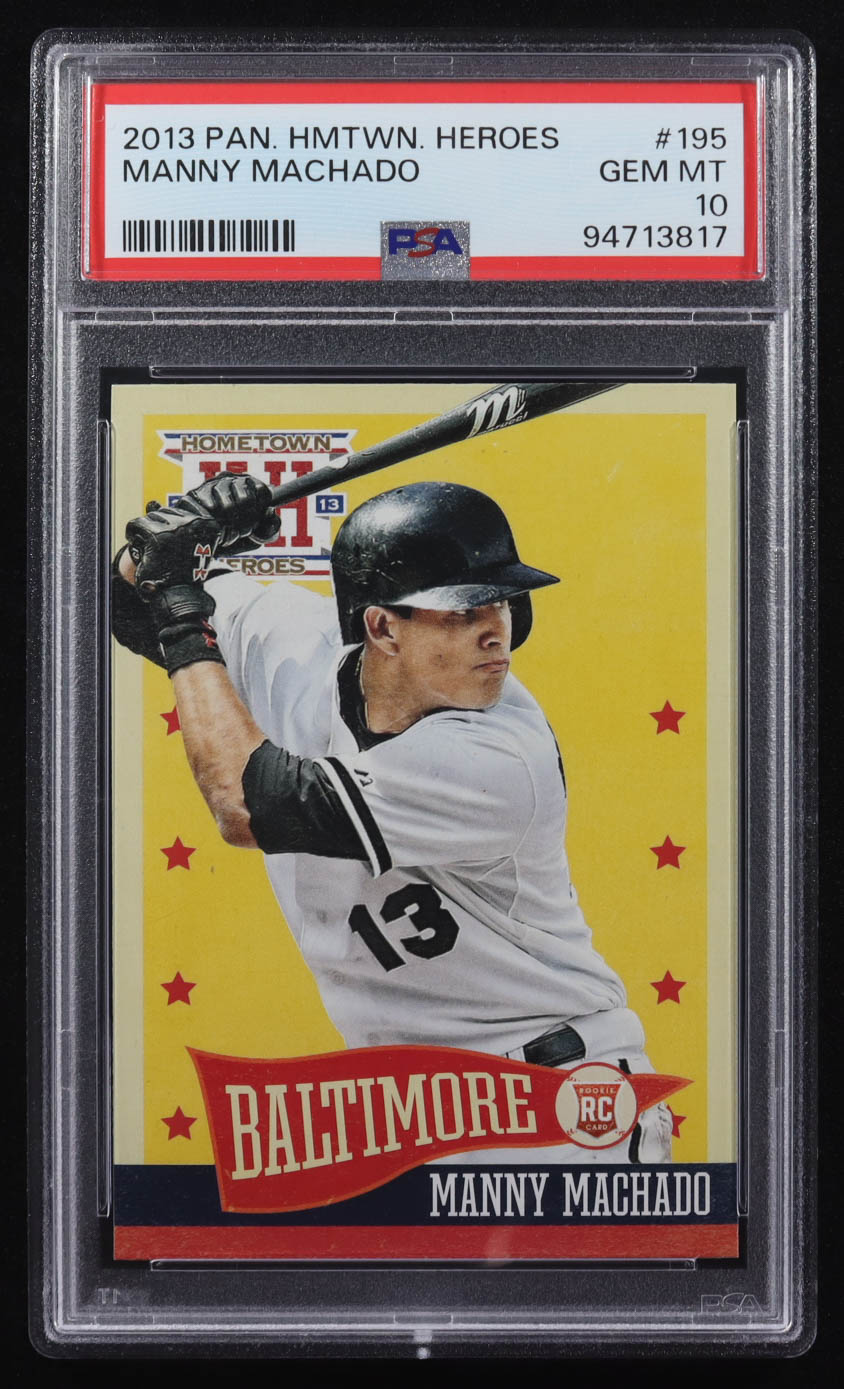Manny Machado 2013 Hometown Heroes #195 RC (PSA 10) at PristineAuction.com Manny Machado 2013 Hometown Heroes #195 RC (PSA 10) at PristineAuction.com