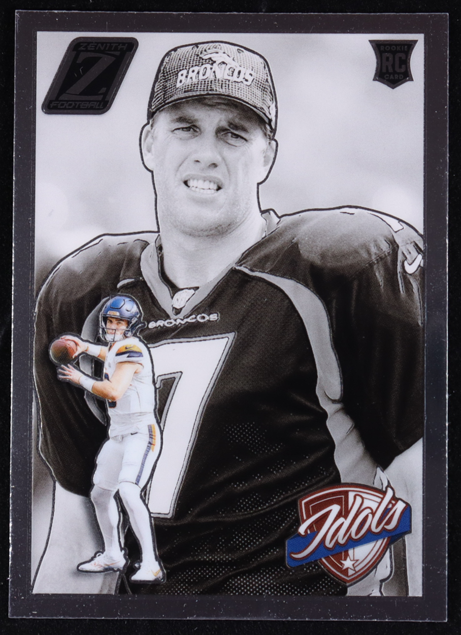 Bo Nix RC / John Elway 2024 Zenith Idols #11 at PristineAuction.com Bo Nix RC / John Elway 2024 Zenith Idols #11 at PristineAuction.com