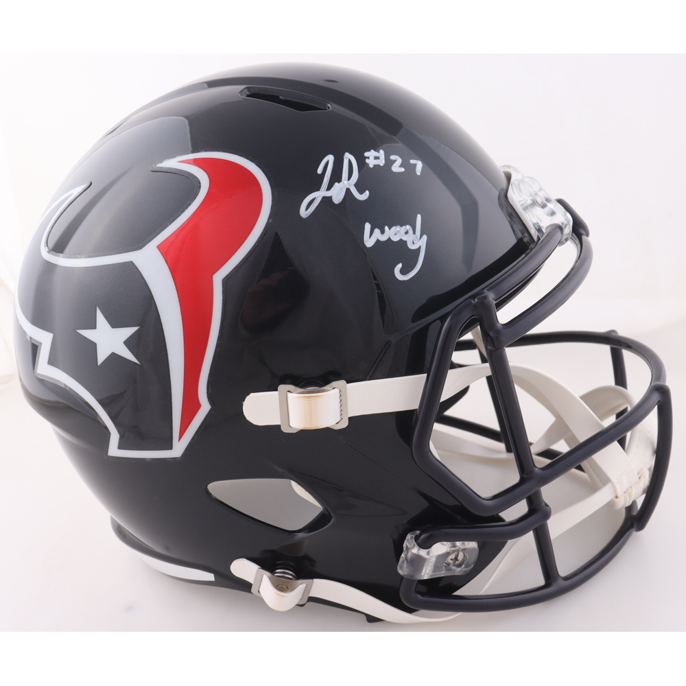 Woody Marks Signed Texans Full-Size Speed Helmet Inscribed "Woody" (Beckett) at PristineAuction.com