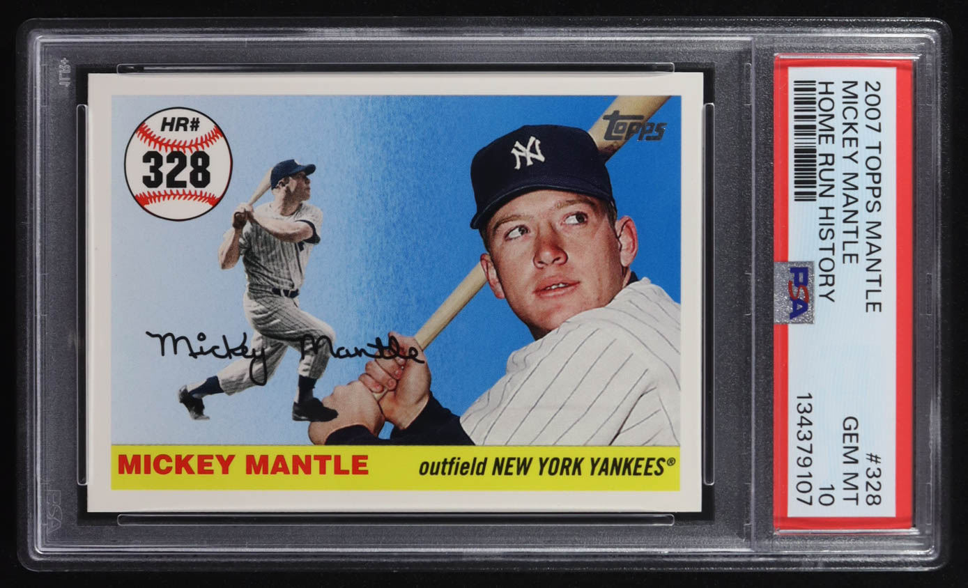 Mickey Mantle 2006 Topps Mantle Home Run History #328 (PSA 10) at PristineAuction.com Mickey Mantle 2006 Topps Mantle Home Run History #328 (PSA 10) at PristineAuction.com