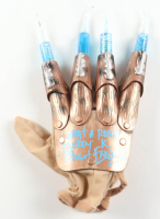 Robert Englund Signed "A Nightmare on Elm Street 3" Freddy Krueger Replica Glow In The Dark Glove Inscribed "What A Rush" & "Freddy K" (Beckett) at PristineAuction.com