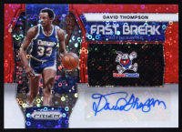 David Thompson 2023-24 Panini Prizm Fast Break Autographs Red #2 #55/99 at PristineAuction.com