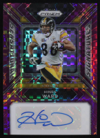Hines Ward 2023 Panini Prizm Sensational Signatures Prizms Purple Power #27 #04/49 at PristineAuction.com