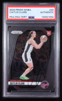 Caitlin Clark Signed 2024 Panini Prizm WNBA #22 RC (PSA) at PristineAuction.com