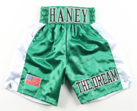 Devin Haney Signed Boxing Trunks (Beckett) at PristineAuction.com