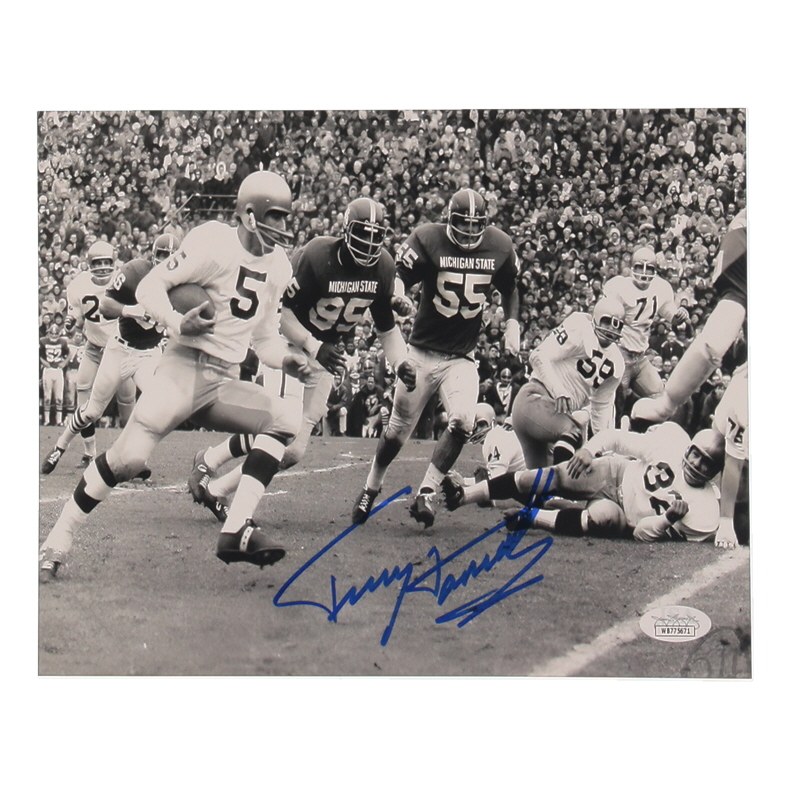 Terry Hanratty Signed Notre Dame Fighting Irish 8x10 Photo (JSA) at PristineAuction.com Terry Hanratty Signed Notre Dame Fighting Irish 8x10 Photo (JSA) at PristineAuction.com