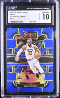 LeBron James 2023-24 Panini Select Retail Blue #66 (CGC 10) at PristineAuction.com