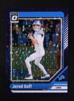 Jared Goff 2024 Panini Donruss Optic Purple Stars #63 #13/15 at PristineAuction.com