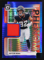Jaylin Noel 2025 Donruss Optic Rookie Phenoms Blue Hyper #41 RC at PristineAuction.com
