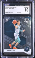 LaMelo Ball 2020-21 Panini Mosaic #202 RC (CGC 10) at PristineAuction.com