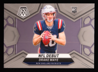 Drake Maye 2024 Panini Mosaic #273 DEB RC at PristineAuction.com