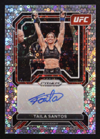 Talia Santos 2023 Panini UFC Superstar Autographs Prizm Disco #SATST at PristineAuction.com