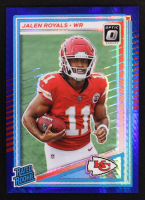 Jalen Royals 2025 Donruss Optic Blue Hyper #251 RR RC at PristineAuction.com