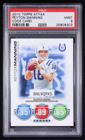 Peyton Manning 2010 Topps Attax Code Cards #25 (PSA 9) at PristineAuction.com