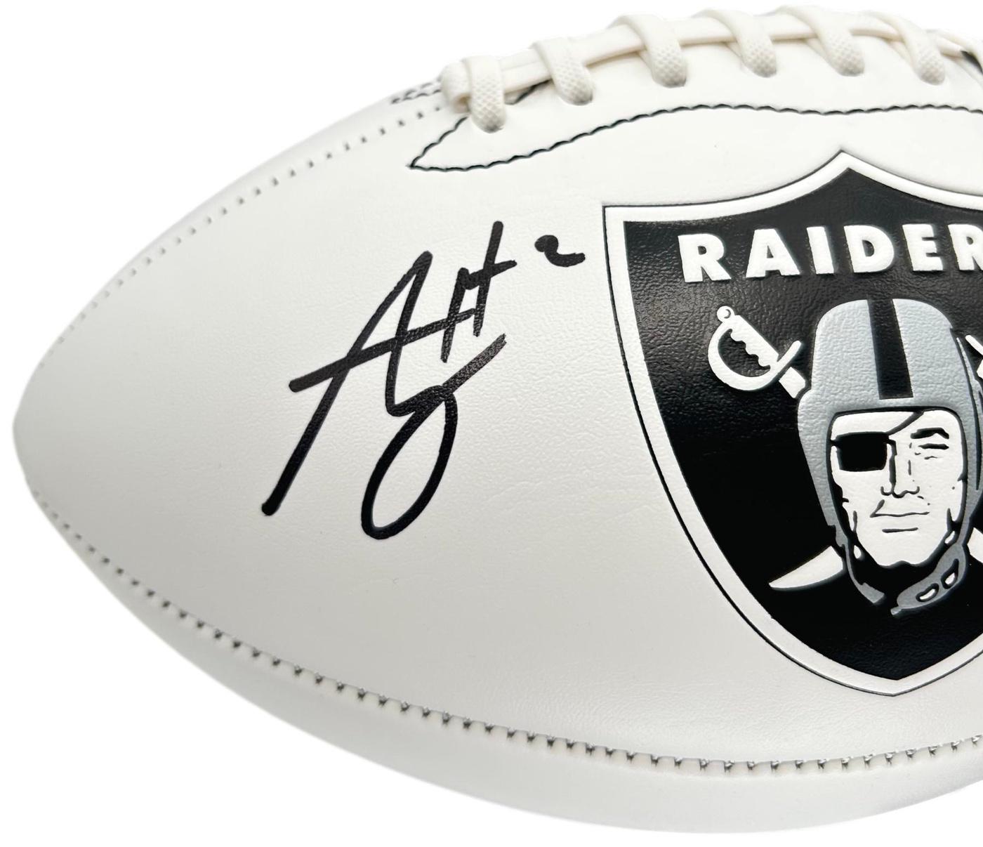 Ashton Jeanty Signed Raiders Logo Football (Fanatics) at PristineAuction.com Ashton Jeanty Signed Raiders Logo Football (Fanatics) at PristineAuction.com