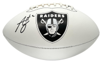 Ashton Jeanty Signed Raiders Logo Football (Fanatics) at PristineAuction.com
