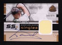 Luke Donald 2003 Upper Deck Signature Shirts Singles SP Game Used Auto #F95-LD #266/375 at PristineAuction.com