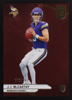 JJ McCarthy 2024 Elite Maroon #105 #182/249 RC at PristineAuction.com