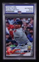 Rafael Devers Signed 2018 Topps Series 1 #18 RC (PSA) at PristineAuction.com