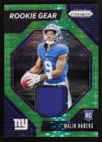 Malik Nabers 2024 Panini Prizm Rookie Gear Neon Green Pulsar #4 RC at PristineAuction.com