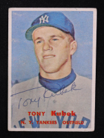 Tony Kubiak 1957 Topps #312 RC at PristineAuction.com