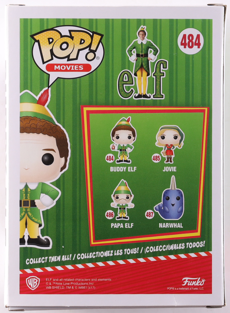 Will Ferrell Signed "Elf" #484 Buddy Elf Funko Pop! Vinyl Figure (PSA) at PristineAuction.com Will Ferrell Signed "Elf" #484 Buddy Elf Funko Pop! Vinyl Figure (PSA) at PristineAuction.com