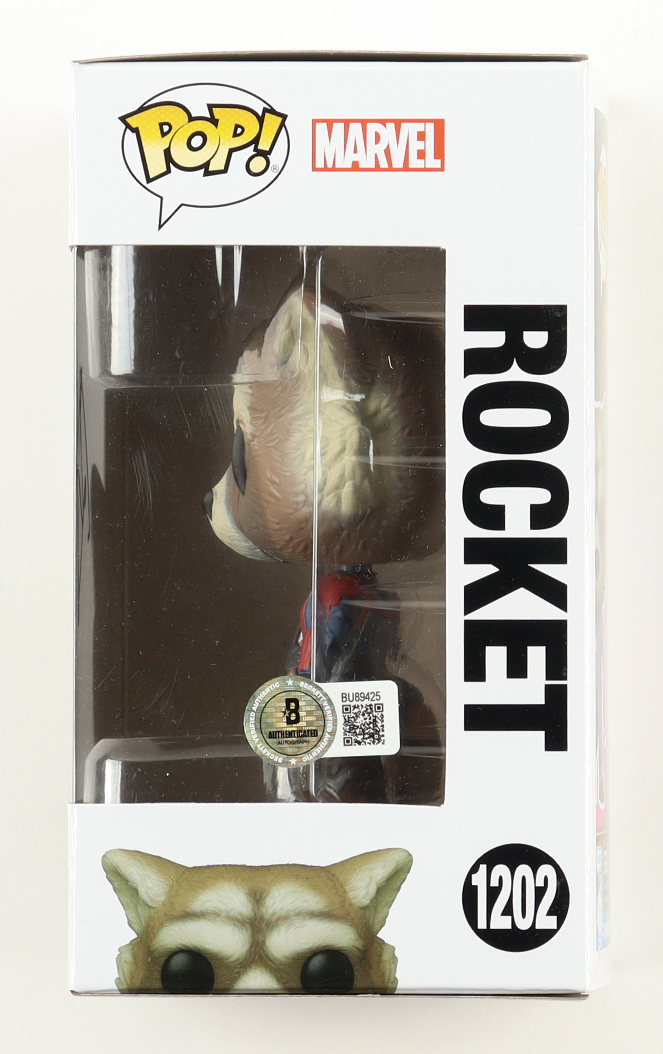 Bradley Cooper Signed "Guardians of the Galaxy Vol. 3" #1202 Rocket Bobble-Head Funko Pop! Vinyl Figure (Beckett) at PristineAuction.com Bradley Cooper Signed "Guardians of the Galaxy Vol. 3" #1202 Rocket Bobble-Head Funko Pop! Vinyl Figure (Beckett) at PristineAuction.com