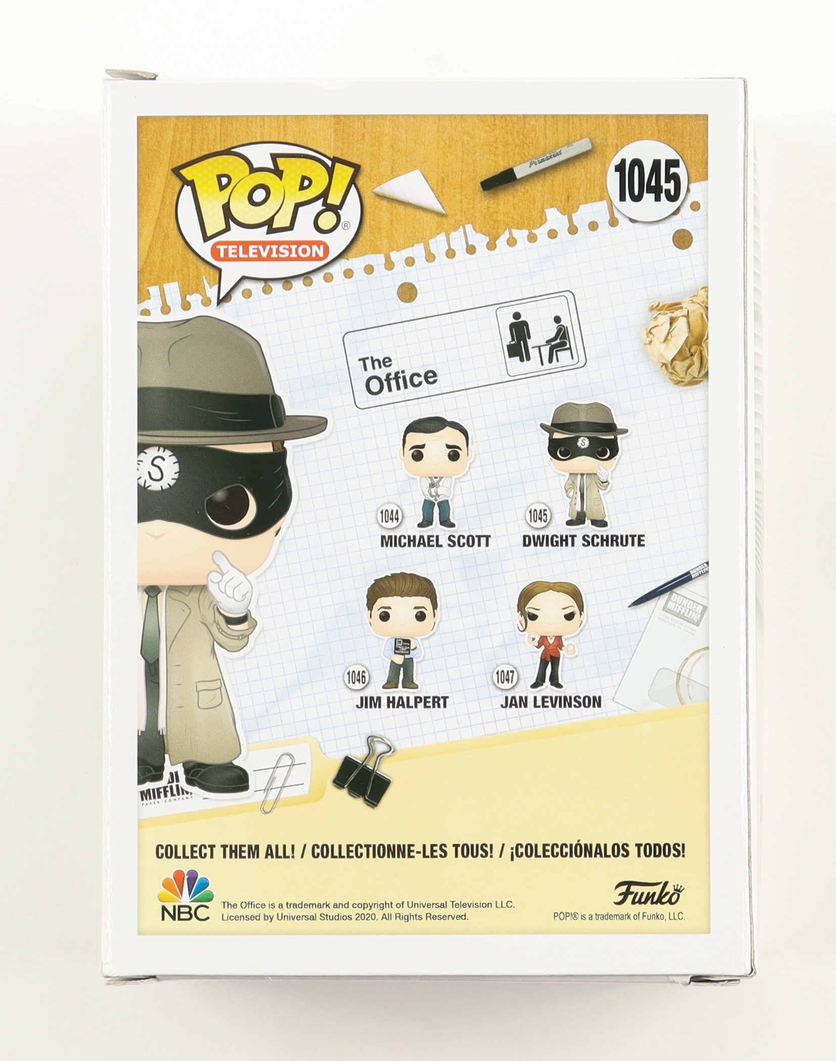 Rainn WIlson Signed "The Office" #1045 Dwight Schrute As Scranton Strangler Funko Pop! Vinyl Figure (Beckett) at PristineAuction.com Rainn WIlson Signed "The Office" #1045 Dwight Schrute As Scranton Strangler Funko Pop! Vinyl Figure (Beckett) at PristineAuction.com