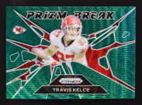 Travis Kelce 2024 Panini Prizm Prizm Break Prizms Green Wave #1 at PristineAuction.com
