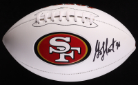 Garrison Hearst Signed 49ers Logo Football (JSA) at PristineAuction.com