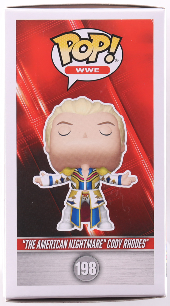 Cody Rhodes Signed "WWE" #198 'The American Nightmare' Cody Rhodes Funko Pop! Vinyl Figure (PSA) at PristineAuction.com Cody Rhodes Signed "WWE" #198 'The American Nightmare' Cody Rhodes Funko Pop! Vinyl Figure (PSA) at PristineAuction.com