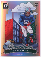 Abdul Carter 2025 Panini Donruss Downtown #20 RC Jumbo at PristineAuction.com
