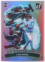 Cam Ward 2025 Panini Donruss Downtown #12 RC Jumbo at PristineAuction.com